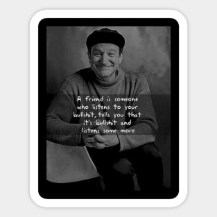 Robin Williams inspiration quote Sticker